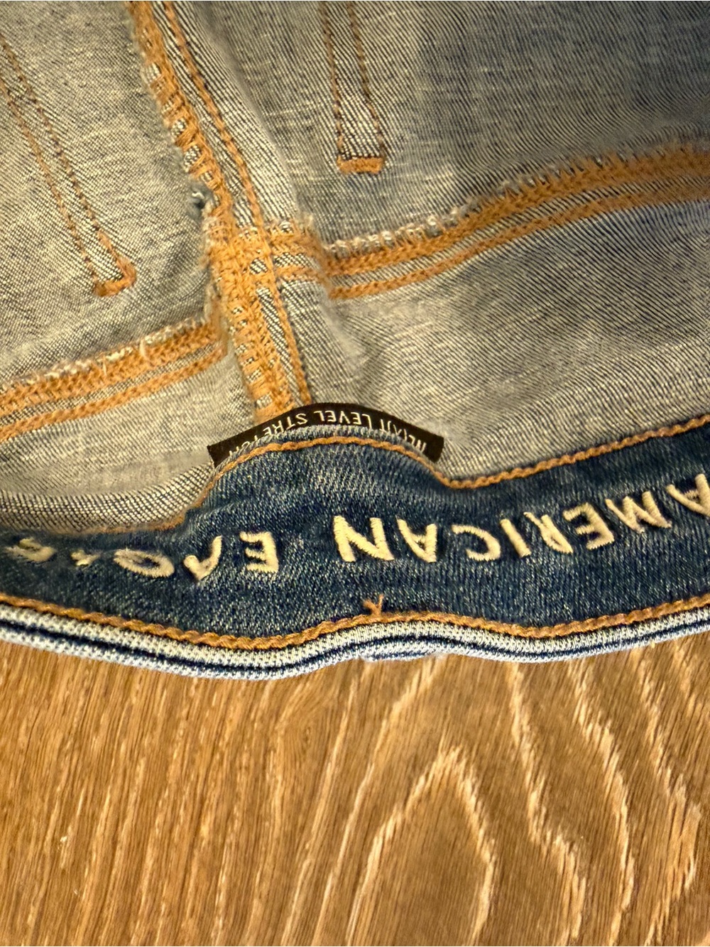 American Eagle Outfitters Medium Blue Flare Jeans - Picture 5 of 7